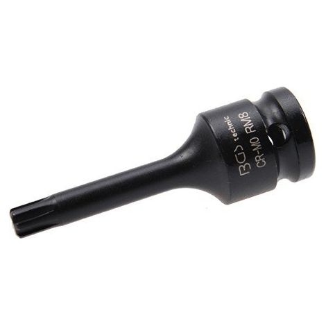 BGS Kraft-Bit-Einsatz Antrieb Innenvierkant 12,5 mm (1/2") Keil-Profil (für RIBE) M8 - 5483-M8
