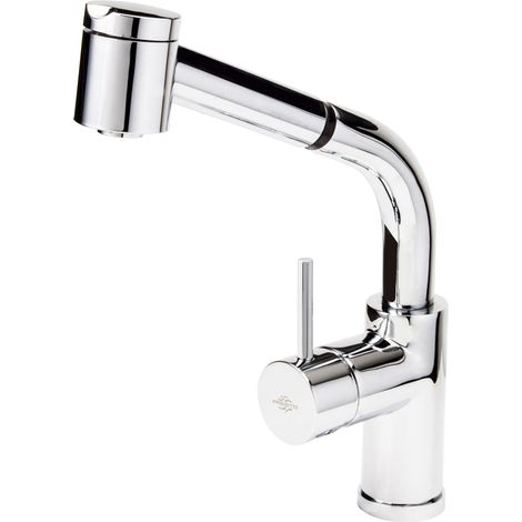 Presto Theo 8639600 Grifo cocina caño alto con ducha extensible 2 funciones (1/2)