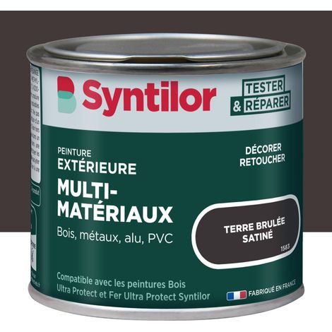 Außenfarbe für Holz, Aluminium und PVC. SYNTILOR Burnt Earth Satin Finish 125 ml SYNTILOR (1/5)