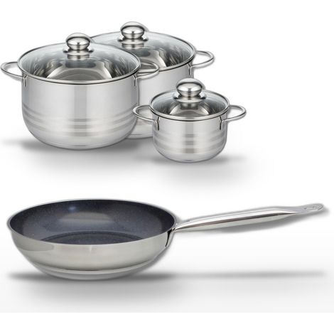 Lot Poêle 28cm & 3 Faitouts 14/20/24cm Elo Profi Therm Platinum (1/5)