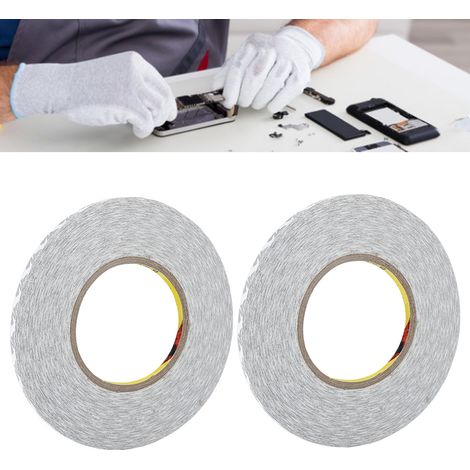 Extra starkes doppelseitiges Klebeband 2 mm/3 mm/5 mm für LCD-Bildschirme von Mobiltelefonen (2 Stück)