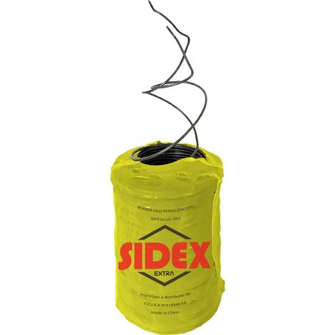 BOBINA FILO FERRO ZINCATO A 2 FILI n. 4 x 2- 25 kg  - SIDEX
