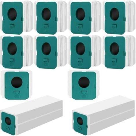 Sacchetti per aspirapolvere compatibili con Samsung VS20 – Confezione da 12, alta capacità, filtrazione efficiente per aspirapolvere specifici (1/5)