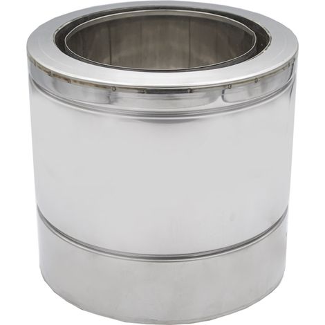 Flacher Adapter für isolierte flexible Schläuche an DP-Pellet-Schläuche Ø100 JONCOUX