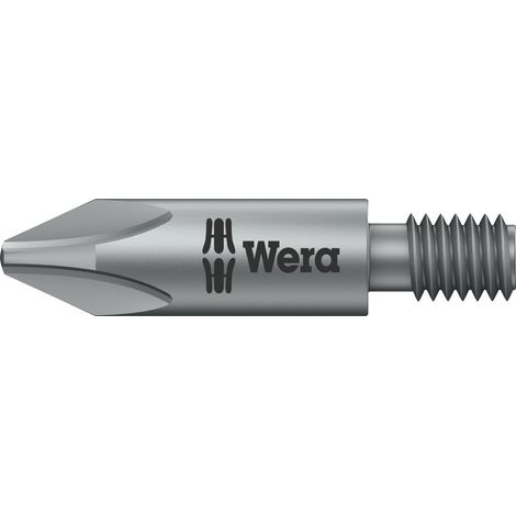 Wera 851/15 Bit-Einsatz (Gewindebit) ø M6 Kreuzschlitz PH 2 Länge 50 mm Phillips