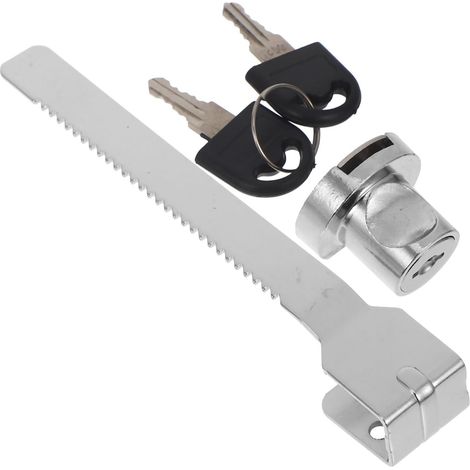 Serrure de sécurité Ciieeo pour porte coulissante en verre, à clé (1/5)