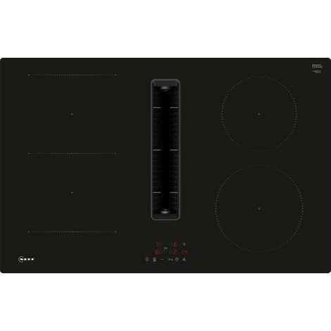 Piano cottura a incasso Neff V58NBS1L0, 80 cm, Nero, Touch control frontale (1/4)
