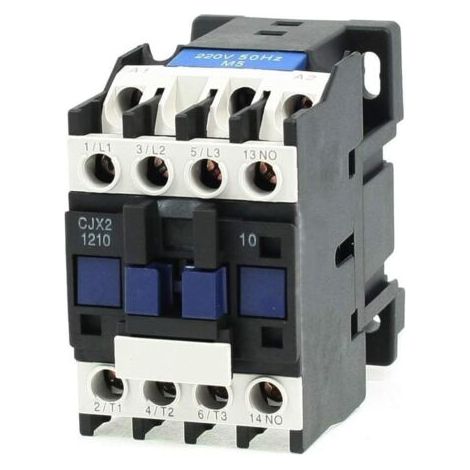 CJX2-1210 220V 25A 50/60HZ Coil Motor AC Contactor 3 Poles Normally Open