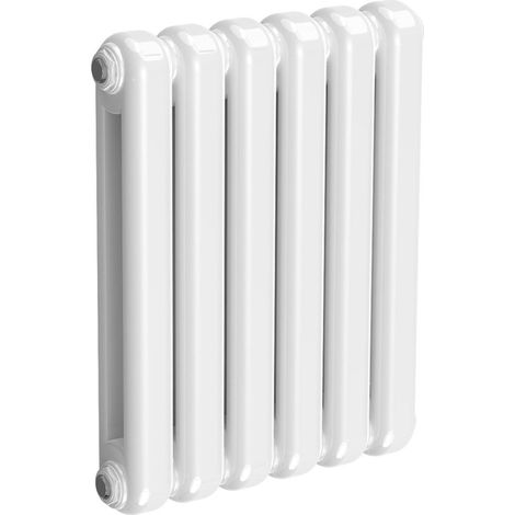 Reina Coneva Horizontal Designer Radiator 550mm H x 440mm W White (1/5)