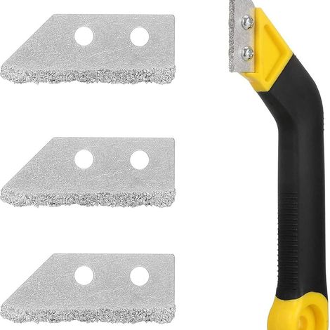 Grattoir à joints de carrelage, décapant à joints, grattoir pour plaque de cuisson en céramique avec KLB (1/5)