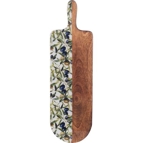 Signes Grimalt Küchentisch  Ovale Tisch Olivenkästen und Tabletts Multicolor 15x49x2cm 16863