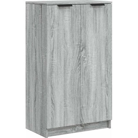 Maison Exclusive - Scarpiera Grigio Sonoma 59x35x100 cm in Legno Multistrato