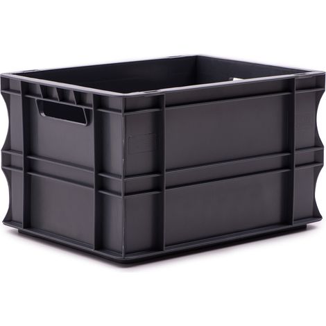Caja plástica Eurobox con asas 30 x 40 x 23,5 cm
