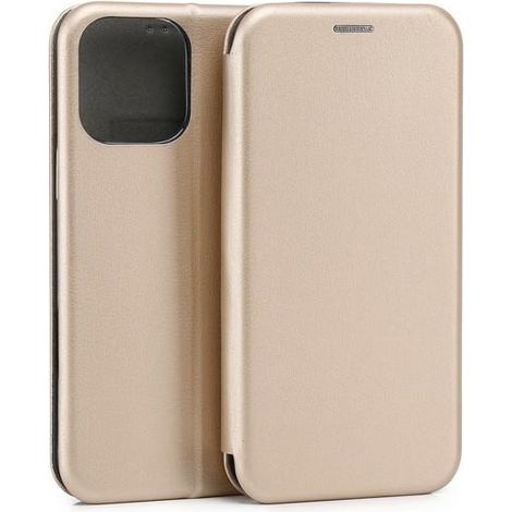 Funda tipo libro Beline dorada para iPhone 16 Pro Max