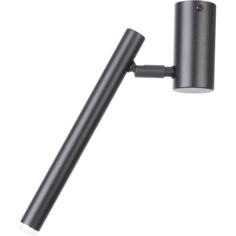 Spot plafond décoratif orientable noir 30cm G9 Sigma