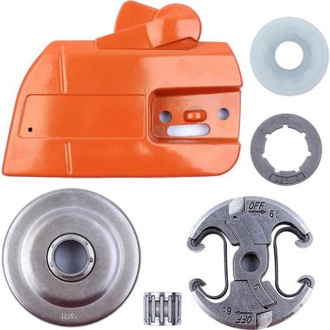 Chaîne .325"-7T Kit de pignon embrayage engrenages pour Husqvarna 350 345 346XP 340 351 353 Tronçonneuse 537107801 (1/5)