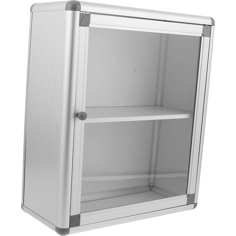 Boîte De Rangement pour Médicaments Murale Étui à Pharmacie Pratique avec Fenêtre Transparente pour Bureaux Et Salles De Bains (1/5)