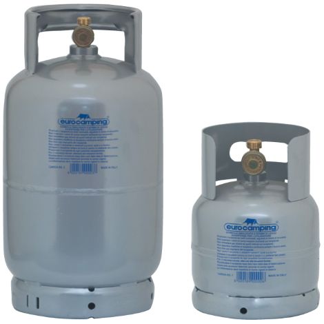 Bouteille de 2 kg pour gaz liquide avec robinet rechargeable homologuA