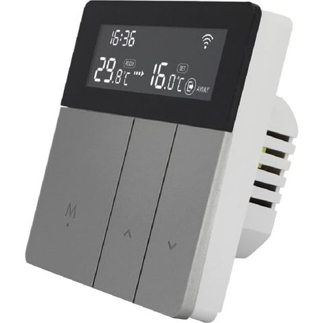 CCYKXA Thermostat de chauffage au sol électrique WiFi intelligent pour Tuya, contrôle de la température de la chaudière, panneau de commutation programmable (i8-GC-WIFI)