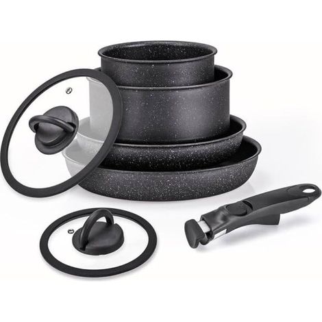 Batería de Cocina Moneta 7 Piezas Etnea Evolution Minispace