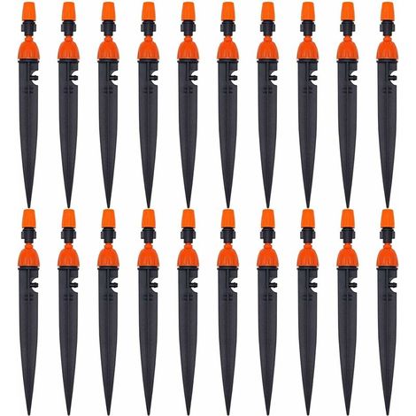 20 buse réglable d'irrigation Goutte à Goutte buse d'irrigation des Plantes de Jardin 360 degrés goutteur atomiseur équipement de Refroidissement/d'irrigation