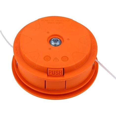Bobine Fil Tete debroussailleuse Universelle M10 X 1,25 avec 2,4mm x 2m Fil Nylon (1/3)