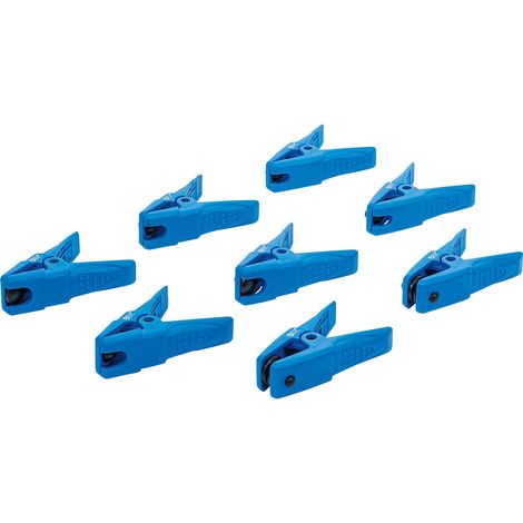 BGS Juego de 8 pinzas obturadoras banjo resistentes (1/5)