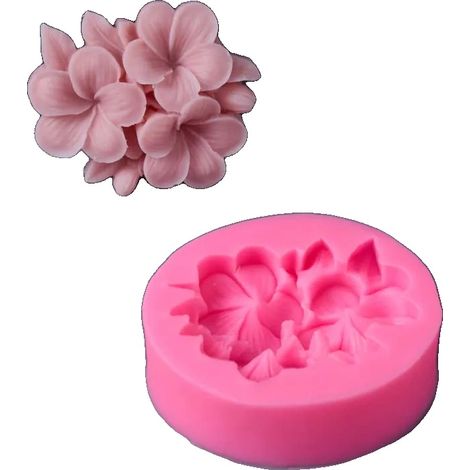 Molde de silicona para velas, forma de flor, ideal para la elaboración de jabón, 02 (1/2)