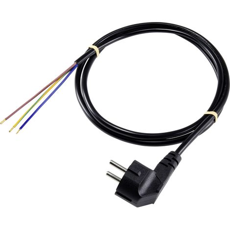 Sygonix SY-5043480 Strom Anschlusskabel  Schwarz 3.00 m