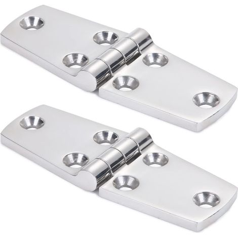Charnière pour navire Acier inoxydable 316 102 × 38 mm Charniere Porte Placard Utilisé pour les bateaux, yachts (1/5)