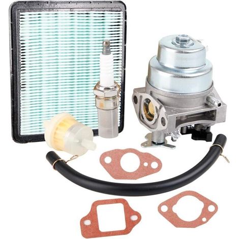 Carburador para cortacésped Pindex GCV160, carburador con filtro de aire y bujía, apto para motores GCV160 HRB216 HRR216 HRS216 HRT216 HRZ216 (1/5)