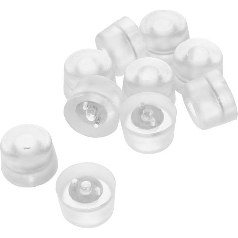 Lot de 10 patins protection transparents antidérapants en silicone (1/5)