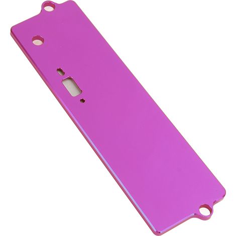 Couvercle de plaque de batterie en alliage d'aluminium pour HSP 94122 94155 94166 94177 94188, pièces détachées pour voitures RC 1/10, violet (1/5)