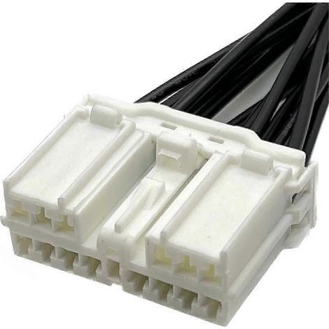 Connecteur électronique audio automobile 14 broches 25-26, faisceau de câbles pour interrupteur de lève-vitre électrique Galant, femelle, référence 7123-8346, compatible avec les capteurs Mitsubishi. (1/4)