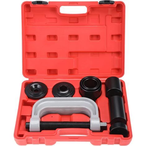 Presse à rotule et kit d'outils de démontage de joint en U - Modèle lourd, kit professionnel de 10 pièces avec adaptateurs 4 x 4 pour la plupart des voitures 2WD et 4WD (1/5)