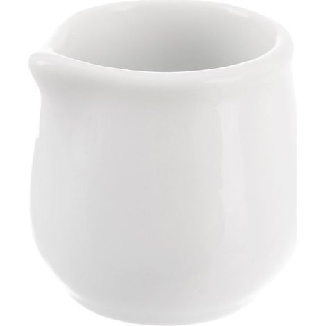 Piccola lattiera in porcellana per latte, panna, salse e intingoli, 40 ml (1/4)