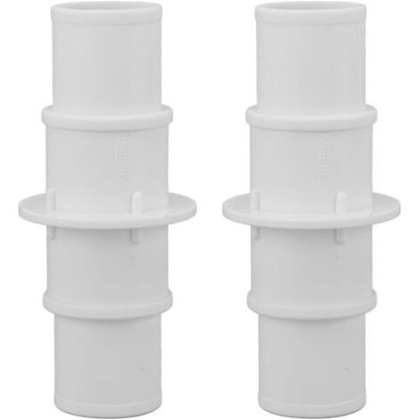 Raccord de tuyau, adaptateur de tuyau pour aspirateur de piscine, colliers de serrage réglables, 2 Pièce (1/4)