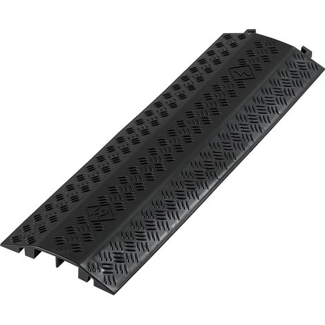 Protège-câble robuste pour sol, charge max 7 938 kg/essieu, usage intensif, intérieur et extérieur, maison, bureau, entrepôt, 1 pièce. (1/5)