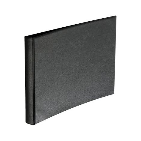 Classeur 4 anneaux carton plastifié Exacompta A3 dos 4 cm noir (1/4)
