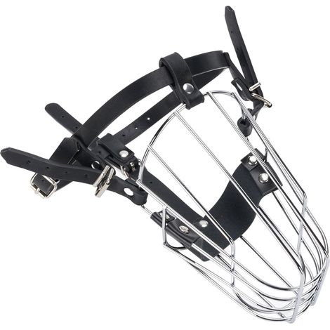 Muselière anti-morsure et aboiement pour chien, en fer, idéale pour Golden Retriever et Berger Allemand. Protection buccale sécurisée. Convient aux Golden Retrievers et Bergers Allemands. (1/5)