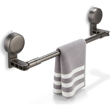 Barre extensible ventouse gris acier grande taille séchage (1/5)