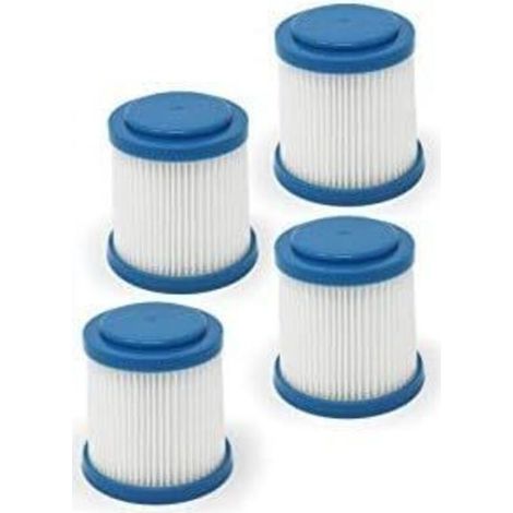 Filtre de rechange lavable plissé pour aspirateur VPF20 compatible avec les aspirateurs balais sans fil 2 en 1 SMARTTECH BLACK+DECKER Comprend 4 pièces de rechange haut de gamme pour certains modèles (1/4)