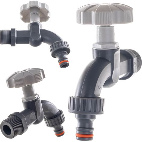 KADAX White Line Wasserhahn GZ3/4 + Wasserhahnanschluss WL
