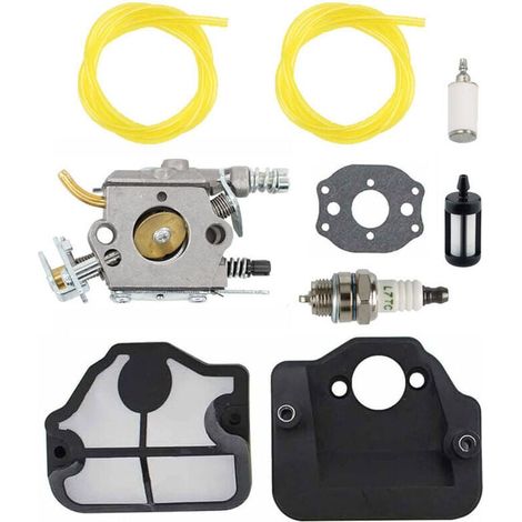 Kit carburatore per motosega Husqvarna 36 41 136 137 137E 141 142 141LE 142E, XU, sostituisce WT-834 WT-657 WT-285 WT-239 C1Q-W29E, con filtro aria e filtro carburante - KZQ (1/4)