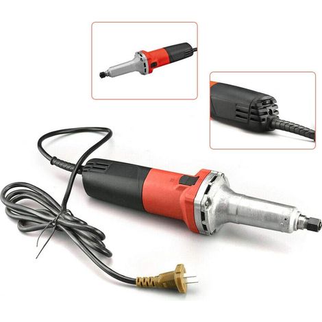 Senderpick – Meuleuse droite 600 W – Vitesse 0-27000 tr/min – Régulateur de vitesse – Pour ponçage précis et sculpture – Collet de 6 mm - TIGE 0-27 (1/5)