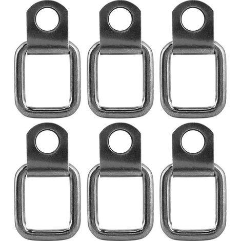 Anneaux D d'arrimage pliables, accessoires de remplacement adaptés à la Jeep Wrangler 2007 – 2017, 6 pièces (1/5)