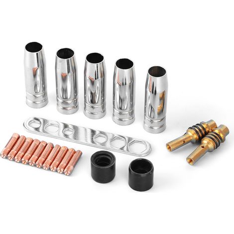 Lot de 20 buses de soudage de 12 mm et 0,8 mm, compatibles avec les postes MAG/MIG/MB15/MB14 (1/5)