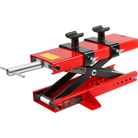 Élévateur de moto, capacité de 1100 lbs, hauteur réglable, Pont Étroit (1/2)
