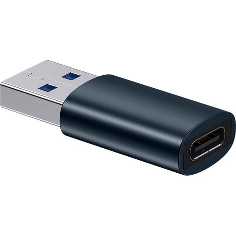 Adattatore Baseus Ingenuity Series Mini da USB 3.1 OTG a USB Type C blu (ZJJQ000103) (1/5)