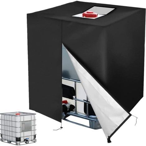 Protective cover for 1000L IBC tank – Waterproof Oxford fabric – Dimensions 120x100x116 cm – Sun and dust protection (1/5)